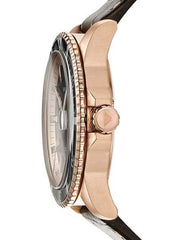 Emporio Armani Pro Planet Three Hand Date Blue Dial Brown Leather Strap Watch For Men - AR11556