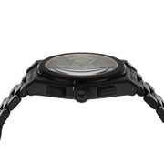 Emporio Armani Federico Chronograph Green Dial Black Steel Strap Watch For Men - AR11562