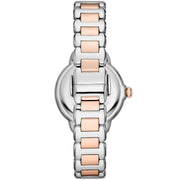 Emporio Armani Mia Three Hand Moonphase Mother of Pearl Dial Two Tone Steel Strap Watch For Women - AR11567
