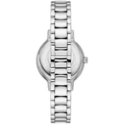 Emporio Armani Cleo Sunray Blue Dial Silver Steel Strap Watch for Women - AR11585