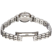 Emporio Armani Gianni T Bar Mother of Pearl Dial Silver Steel Strap Watch For Women - AR1688