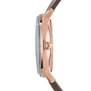 Emporio Armani Gianni Gray Dial Brown Leather Strap Watch for Men - AR1723
