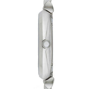Emporio Armani Gianni T-Bar Mother of Pearl Dial Two Tone Steel Strap Watch For Women - AR1987