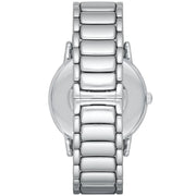 Emporio Armani Luigi Quartz Black Dial Silver Steel Strap Watch For Men - AR2499