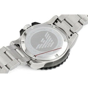 Emporio Armani Bracelet Collection Black Dial Silver Steel Strap Watch For Men - AR5970