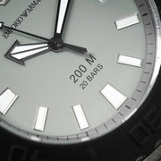 Emporio Armani Bracelet Collection Black Dial Silver Steel Strap Watch For Men - AR5970