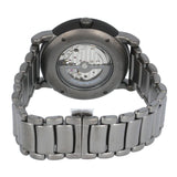 Emporio Armani Meccanico Automatic Black Dial Black Steel Strap Watch For Men - AR60010
