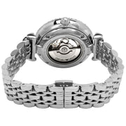 Emporio Armani Meccanico Gianni T-Bar Automatic Silver Dial Silver Steel Strap Watch For Women - AR60022