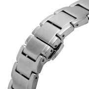 Emporio Armani Meccanico Automatic Blue Dial Silver Steel Strap Watch For Men - AR60052