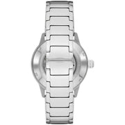 Emporio Armani Meccanico Automatic Blue Dial Silver Steel Strap Watch For Men - AR60052