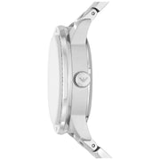 Emporio Armani Meccanico Automatic Blue Dial Silver Steel Strap Watch For Men - AR60052