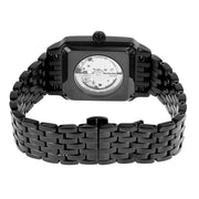 Emporio Armani Meccanico Black Dial Black Steel Strap Watch For Men - AR60058