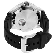 Emporio Armani Sea Explorer Meccanico Automatic Black Dial Black Silicone Strap Watch For Men - AR60062