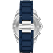 Emporio Armani Sigma Chronograph Blue Dial Blue Silicone Strap Watch for Men - AR6068