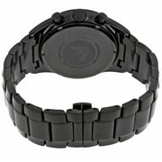 Emporio Armani Sigma Chronograph Black Dial Black Steel Strap Watch for Men - AR6094