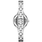 Emporio Armani Chiara Mother of Pearl Dial White Leather Strap Watch for Women - AR7353