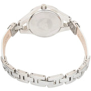 Emporio Armani Chiara Mother of Pearl Dial White Leather Strap Watch for Women - AR7353