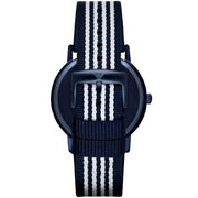 Emporio Armani Kappa White Dial Two Tone NATO Strap Watch For Men - AR80005