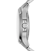Armani Exchange Hampton Chronograph Skeleton Black Dial Silver Steel Strap Watch For Men - AX2199