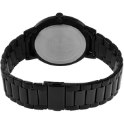 Armani Exchange Cayde Multicolor Dial Black Steel Strap Watch For Men - AX2725