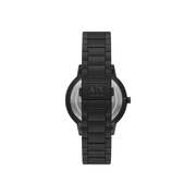 Armani Exchange Cayde Chronograph Black Dial Black Steel Strap Watch for Men - AX2748
