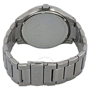 Armani Exchange Hampton Chronograph Grey Dial Grey Steel Strap Watch For Men - AX2194