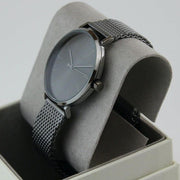 Michael Kors Auden Three-Hand Grey Dial Grey Mesh Strap Watch for Men - MK7151