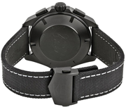Tag Heuer Aquaracer Automatic Chronograph Special Edition Titanium Grey Dial Black Leather Strap Watch for Men - CAY218B.FC6370