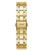 Guess Cosmo Diamonds Gold Dial Gold Steel Strap Watch For Women - GW0033L2