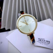 Michael Kors Jaryn Quartz Gold Dial Two Tone Steel Strap Watch for Women - MK4341