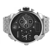 Diesel Mr Daddy 1.0 Black Dial Stainless Steel Stainless Watch For Men - DZ7221