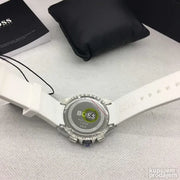 Hugo Boss Volane Chronograph Grey Dial White SIlicone Strap Watch for Men - 1513948