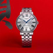 Tissot Carson Premium Silver Dial Silver Steel Strap Watch For Men - T122.410.11.033.00