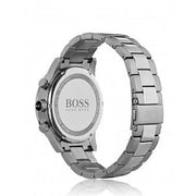 Hugo Boss Rafale Chronograph Blue Dial Silver Steel Strap Watch for Men - 1513510