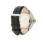 Hugo Boss Driver Chronograph Blue Dial Black Leather Strap Watch for Men - 1512882