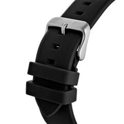 Hugo Boss Velocity Chronograph Black Dial Black Leather Strap Watch for Men - 1513716