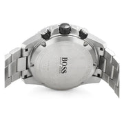 Hugo Boss Vela Diver Chronograph Blue Dial Silver Steel Strap Watch for Men - 1513775