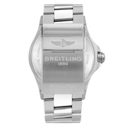 Breitling Avenger Automatic 43mm Black Dial Silver Steel Strap Watch for Men - A17318101B1A1
