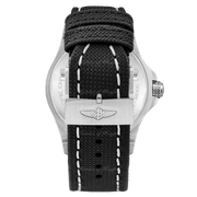 Breitling Avenger Automatic 43mm Black Dial Black Nylon Strap Watch for Men - A17318101B1X2