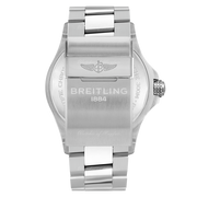 Breitling Avenger Automatic GMT 45 Blue Dial Silver Steel Strap Watch for Men - A32395101C1A1
