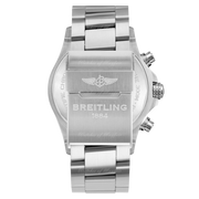 Breitling Avenger Chronograph 43 Black Dial Silver Steel Strap Watch for Men - A13385101B1A1