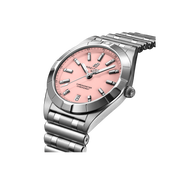 Breitling Chronomat 32 Diamonds Pink Dial Silver Steel Strap Watch for Women - A77310101K1A1