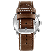 Breitling Super Avi B04 Chronograph GMT 46 Mosquito Black Dial Brown Leather Strap Watch for Men - YB04451A1B1X1