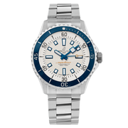 Breitling Superocean Automatic 42 White Dial Green Silver Steel Strap Watch for Men - A17375E71G1A1