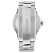 Breitling Superocean Automatic 44mm Blue Dial Silver Steel Strap Watch for Men - A17376211C1A1