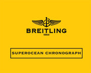 Breitling Superocean Chronograph II Black Dial 44mm Automatic Mens Watch - A1334102/BA85