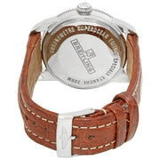Breitling Superocean Heritage 42mm Rose Gold Chronometer Black Dial Brown Leather Strap Mens Watch - U1732112