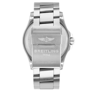 Breitling Superocean Automatic 44mm Black Dial Silver Steel Strap Watch for Men - A17367D71B1A1