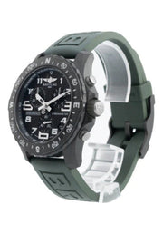 Breitling Endurance Pro Black Dial Green Rubber Strap Watch for Men - X82310D31B1S1