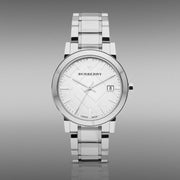 Burberry The City Silver Dial Silver Steel Strap Watch for Women - BU9000